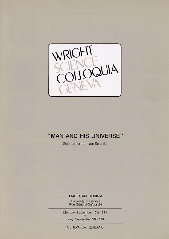 Colloque Wright 1984