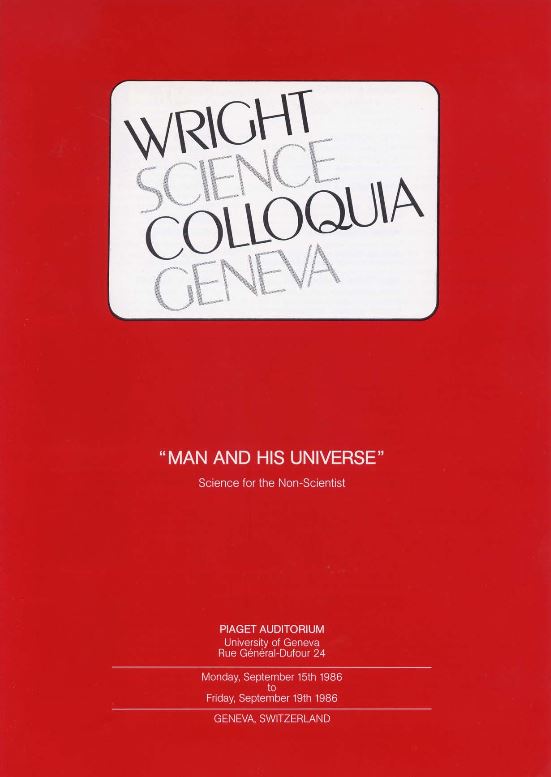 Colloque Wright 1986