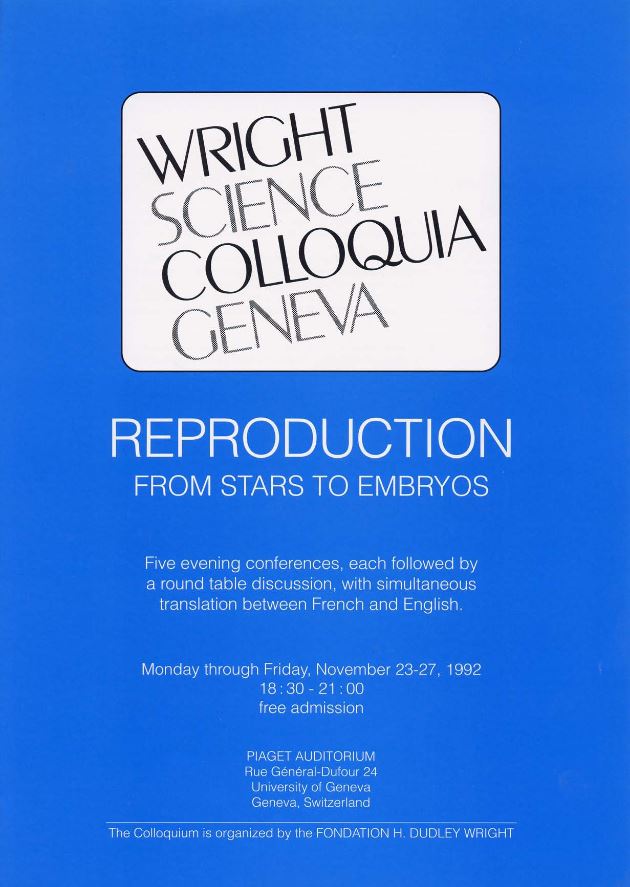 Colloque Wright 1992