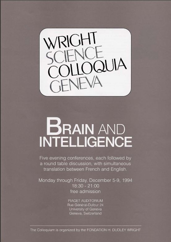 Colloque Wright 1994