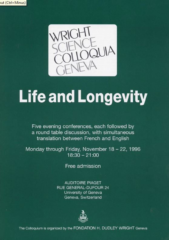 Colloque Wright 1996